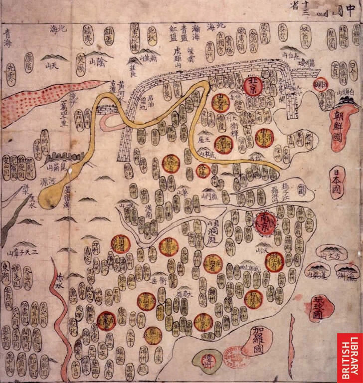 原汁原味的中国古地图图片